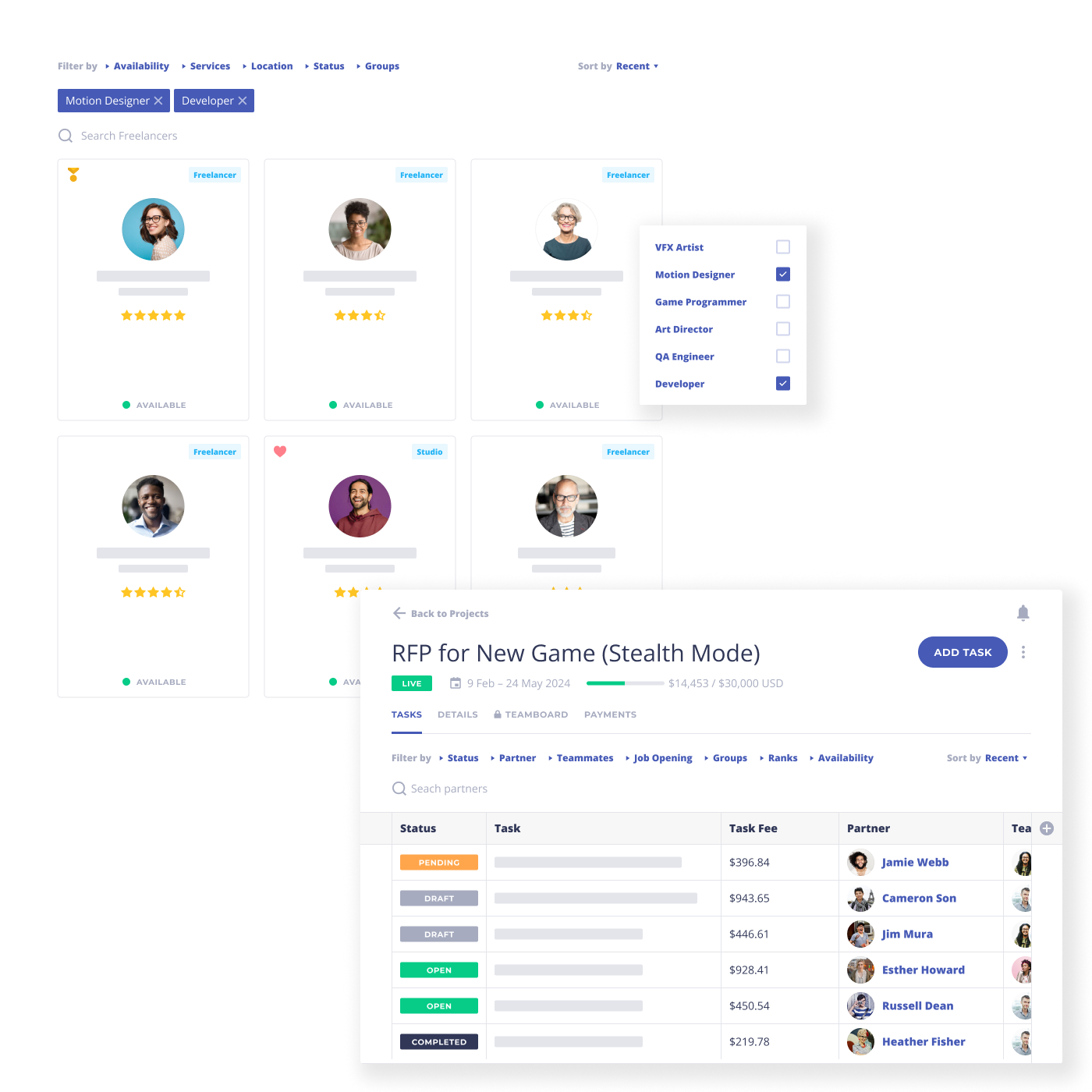 FMS overview Game Dev use case